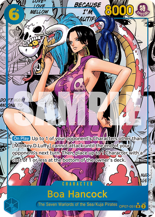 Boa Hancock (051) (Parallel) (Manga) OP07-051 One Piece card