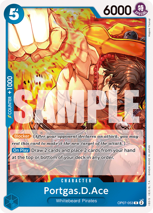 Portgas.D.Ace (053) OP07-053 One Piece card