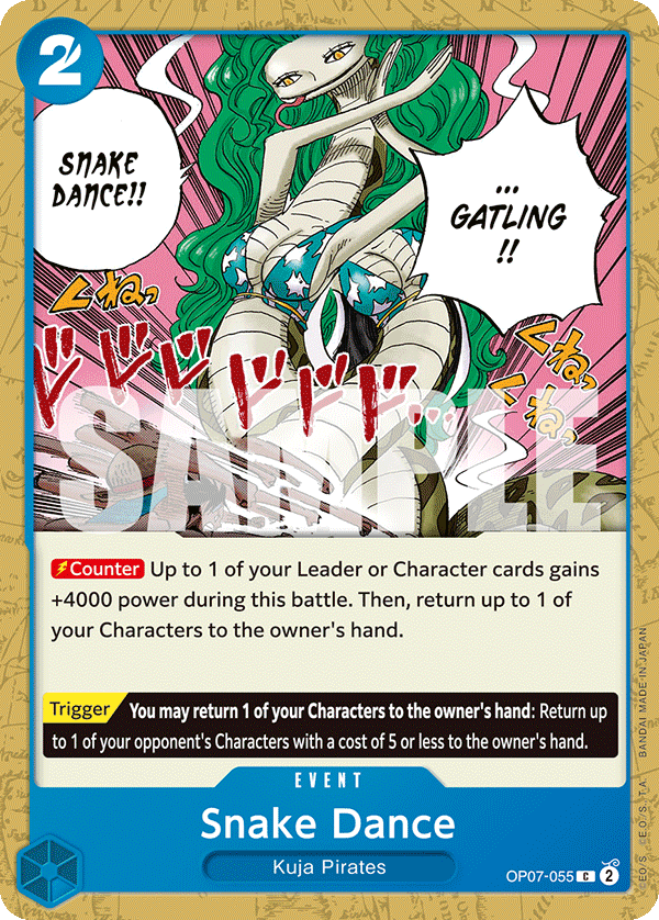 Snake Dance OP07-055 One Piece card