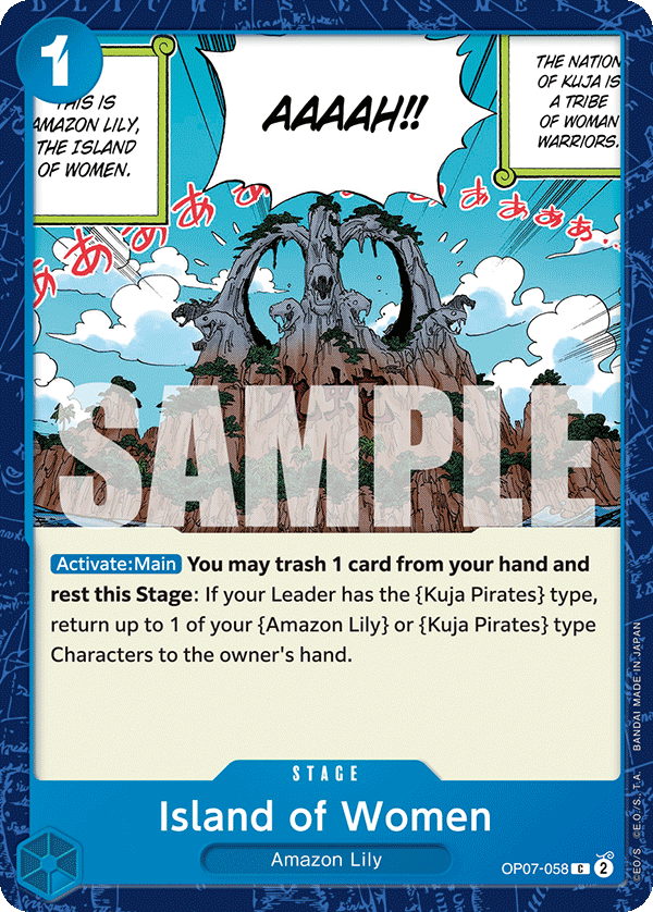 Island of Women OP07-058 One Piece card