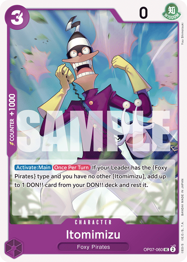 Itomimizu OP07-060 One Piece card