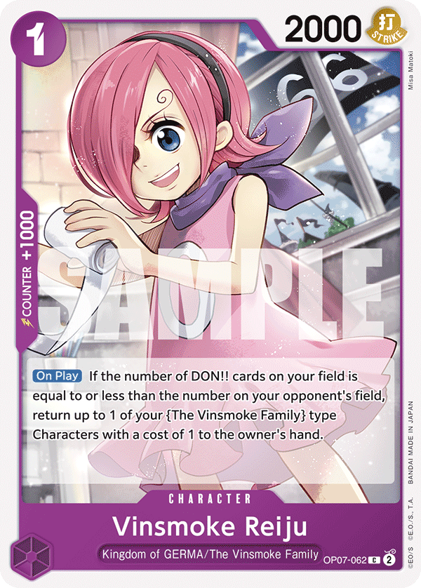 Vinsmoke Reiju OP07-062 One Piece card