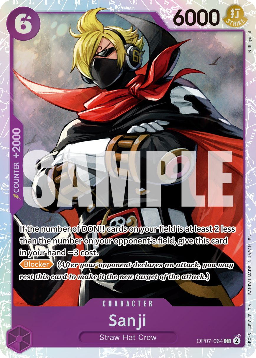 Sanji (Reprint) OP07-064 One Piece card