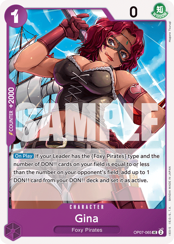 Gina OP07-065 One Piece card
