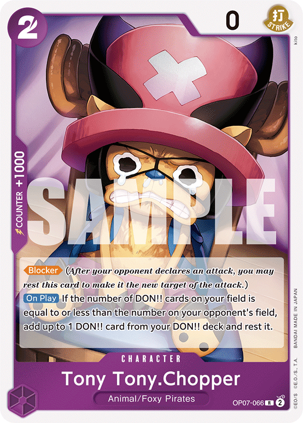 Tony Tony.Chopper (066) OP07-066 One Piece card