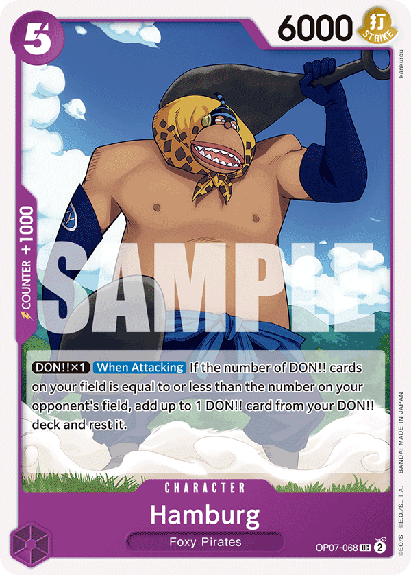 Hamburg OP07-068 One Piece card