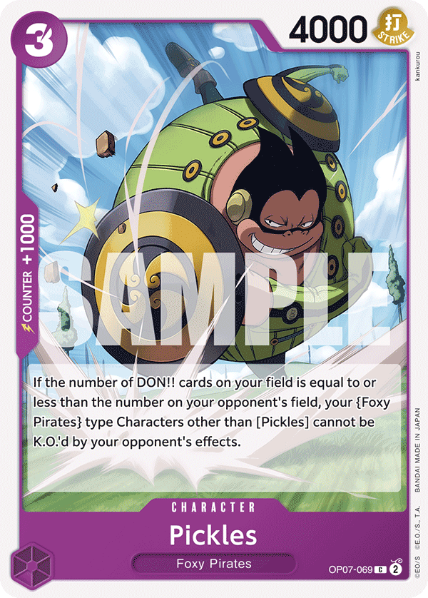 Pickles OP07-069 One Piece card