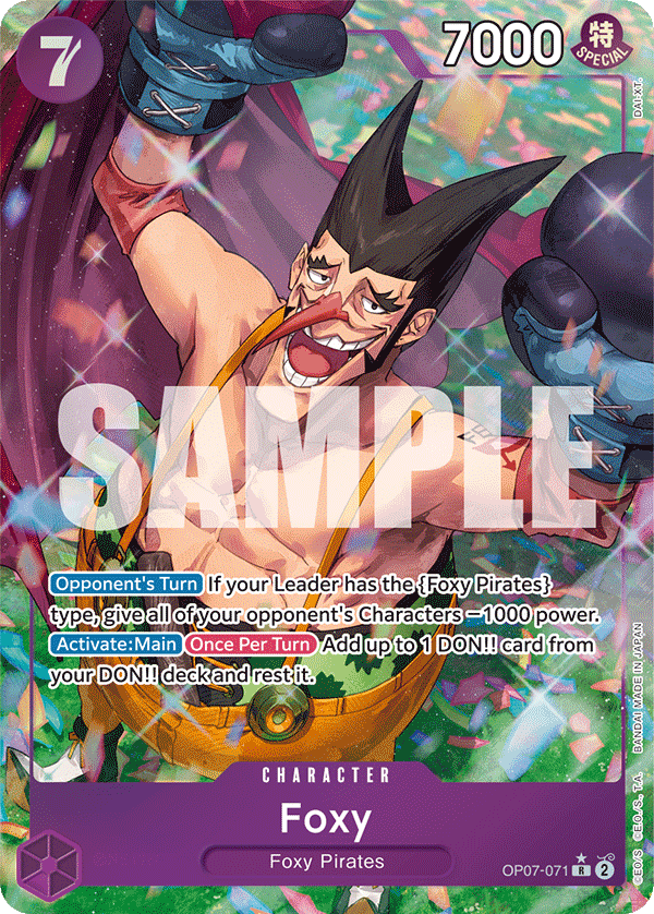 Foxy (071) (Parallel) OP07-071 One Piece card