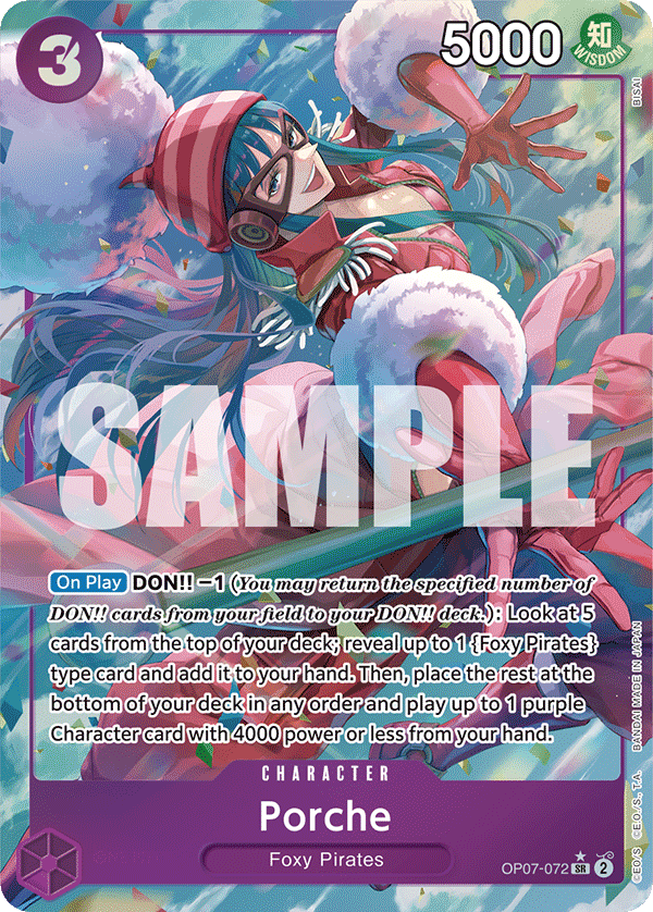 Porche (Parallel) OP07-072 One Piece card