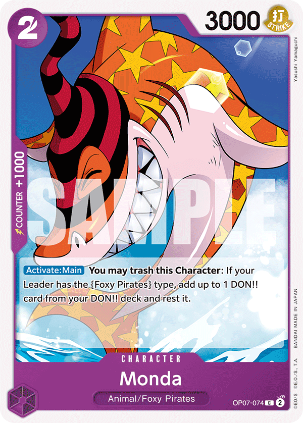Monda OP07-074 One Piece card