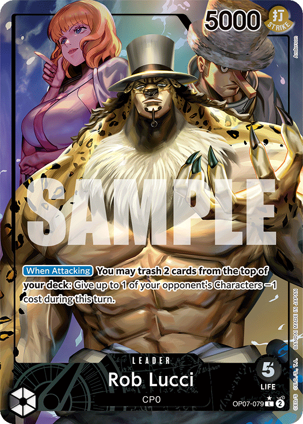 Rob Lucci (079) (Parallel) OP07-079 One Piece card