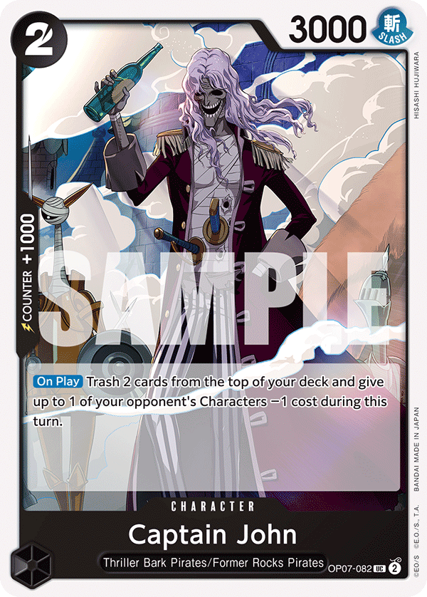 Captain John OP07-082 One Piece card