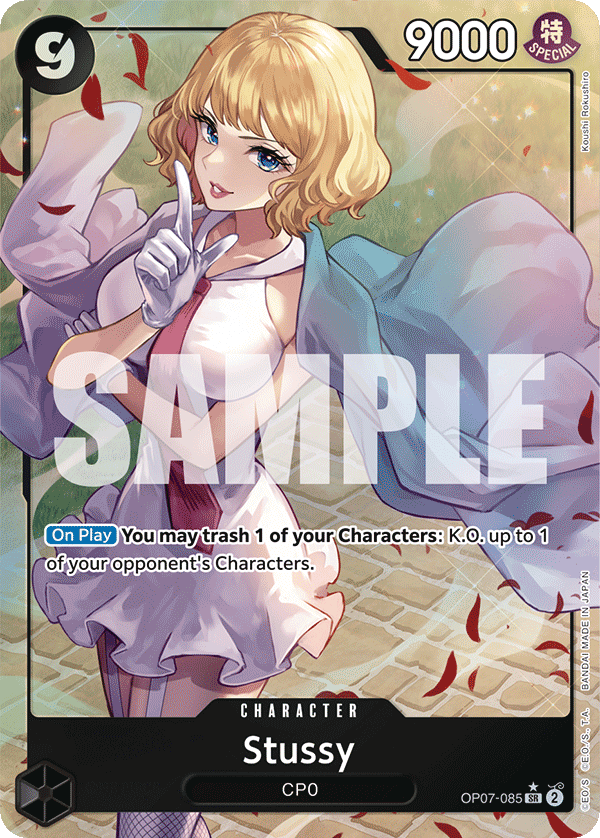 Stussy (Parallel) OP07-085 One Piece card