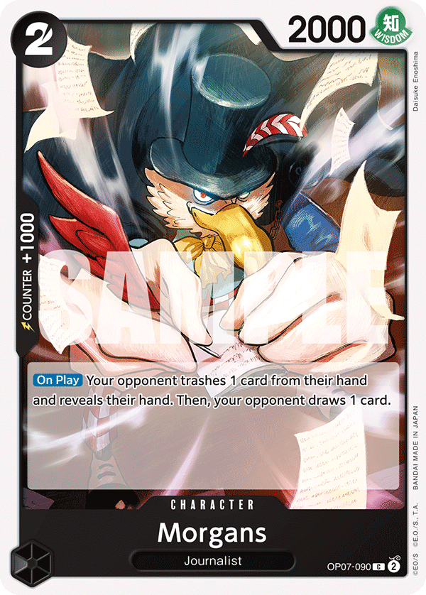 Morgans OP07-090 One Piece card