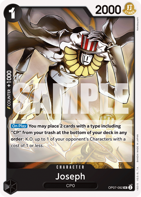 Joseph OP07-092 One Piece card