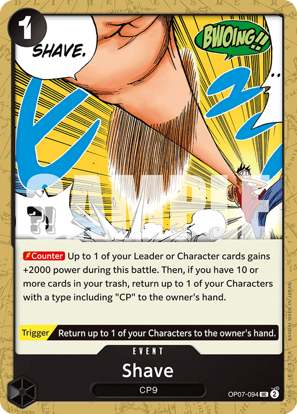 Shave OP07-094 One Piece card