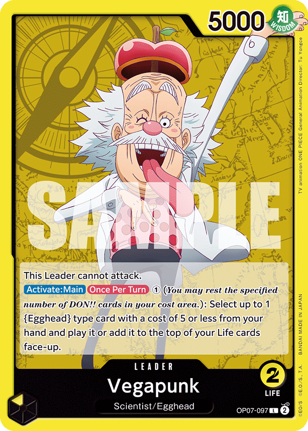 Vegapunk OP07-097 One Piece card