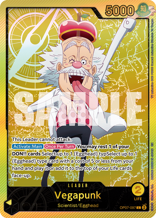 Vegapunk (SPR) OP07-097 One Piece card