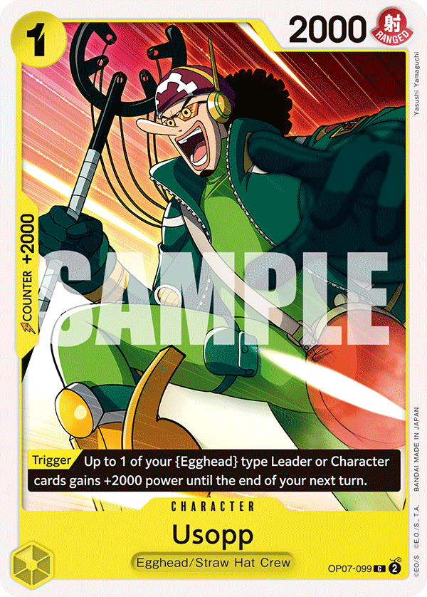 Usopp OP07-099 One Piece card
