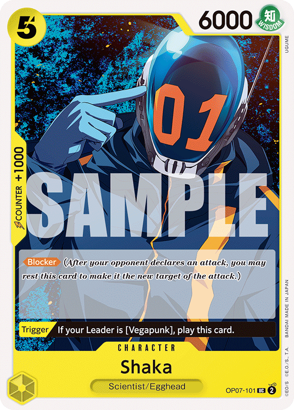 Shaka OP07-101 One Piece card