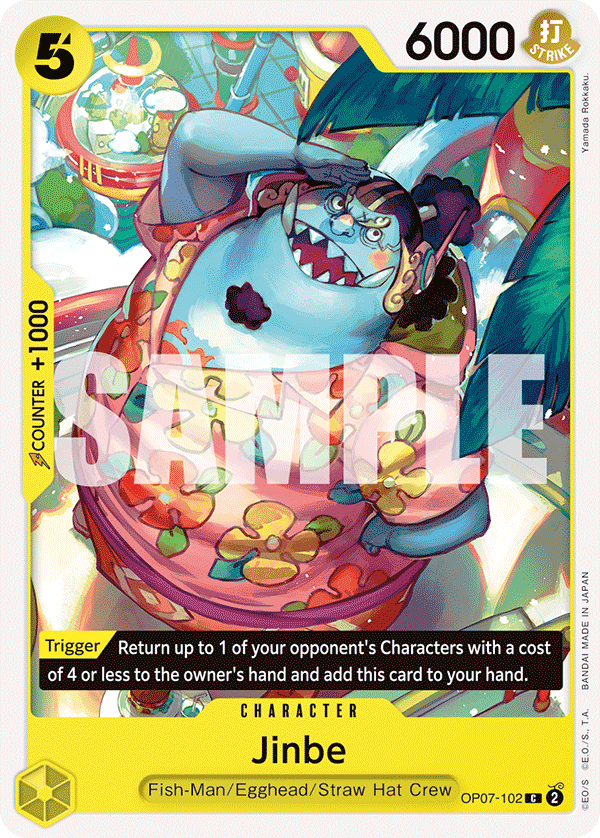 Jinbe (102) OP07-102 One Piece card