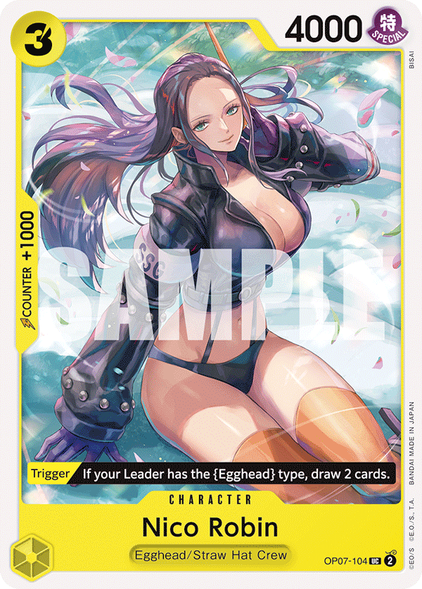 Nico Robin OP07-104 One Piece card