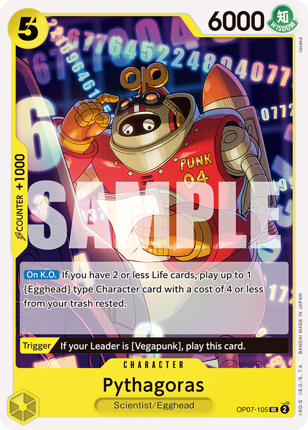 Pythagoras OP07-105 One Piece card