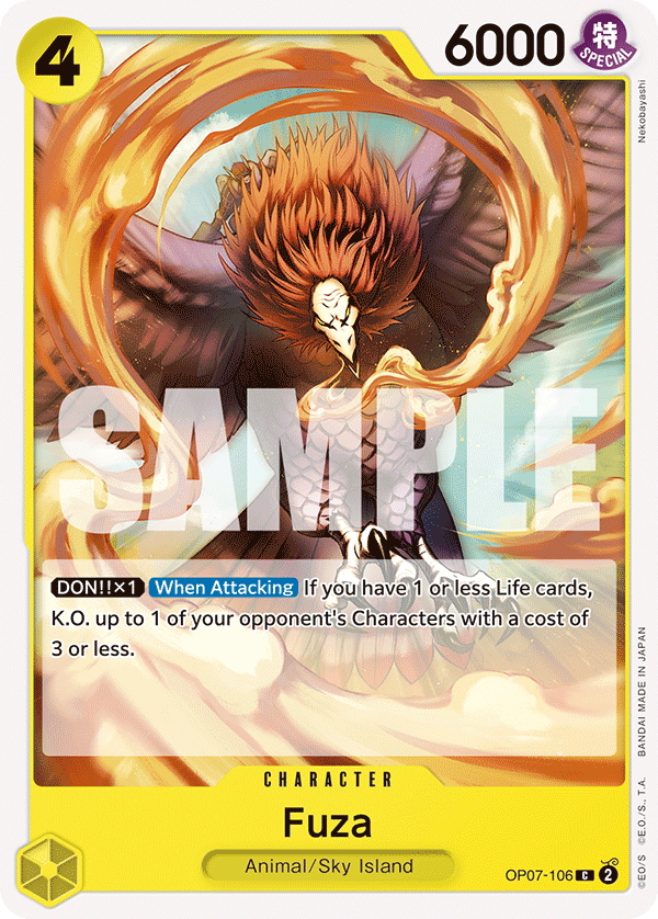 Fuza OP07-106 One Piece card
