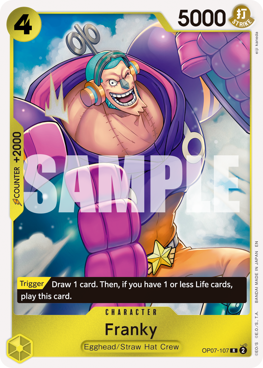 Franky - OP07-107 (Reprint) OP07-107 One Piece card