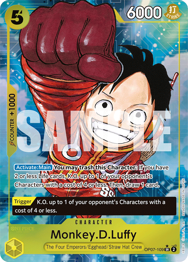 Monkey.D.Luffy (109) (Parallel) OP07-109 One Piece card