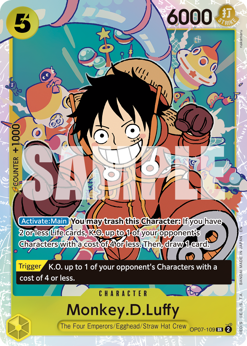 Monkey.D.Luffy - OP07-109 (Reprint) OP07-109 One Piece card
