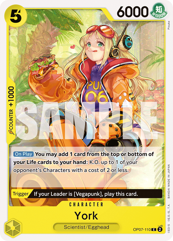 York OP07-110 One Piece card