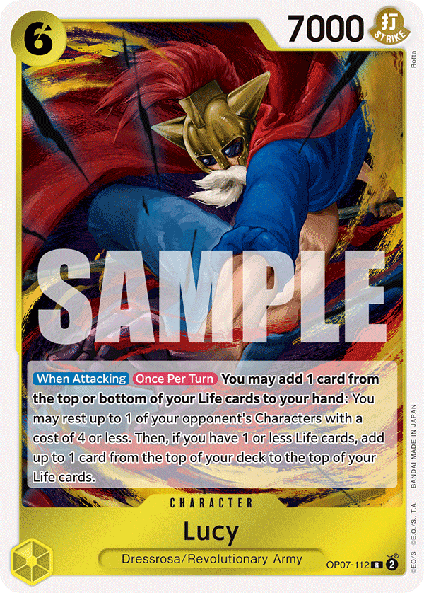 Lucy OP07-112 One Piece card