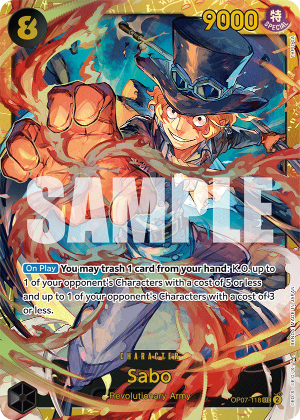 Sabo OP07-118 One Piece card