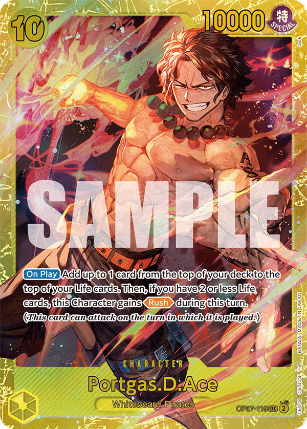 Portgas.D.Ace (119) OP07-119 One Piece card