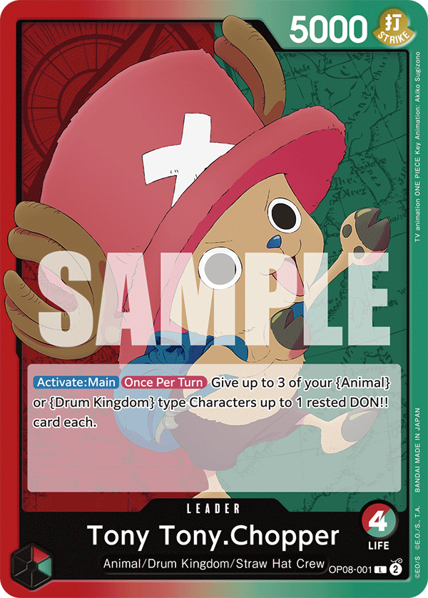 Tony Tony.Chopper (001) OP08-001 One Piece card