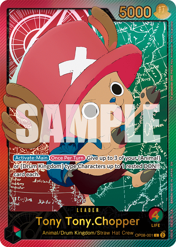Tony Tony.Chopper (SPR) OP08-001 One Piece card