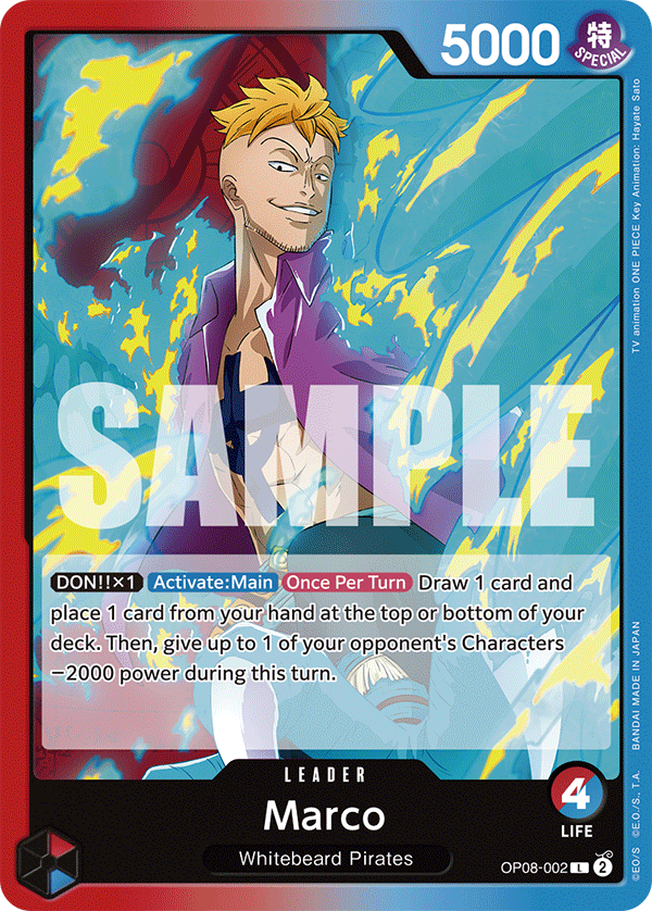 Marco OP08-002 One Piece card