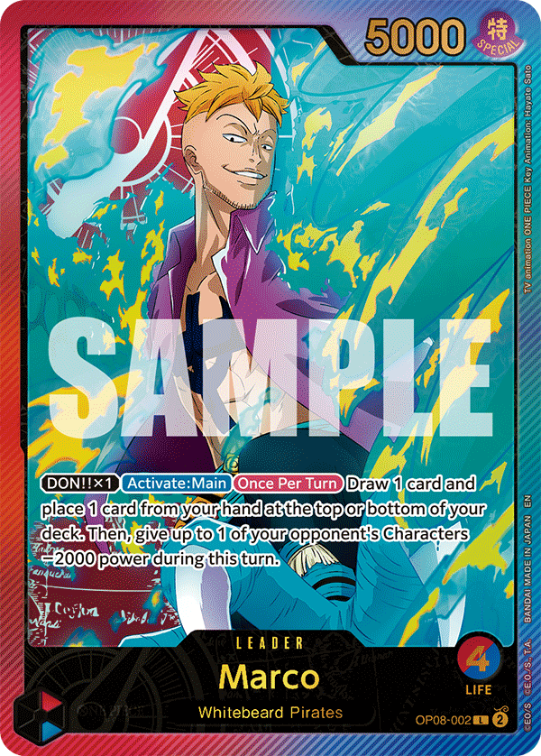 Marco (SPR) OP08-002 One Piece card