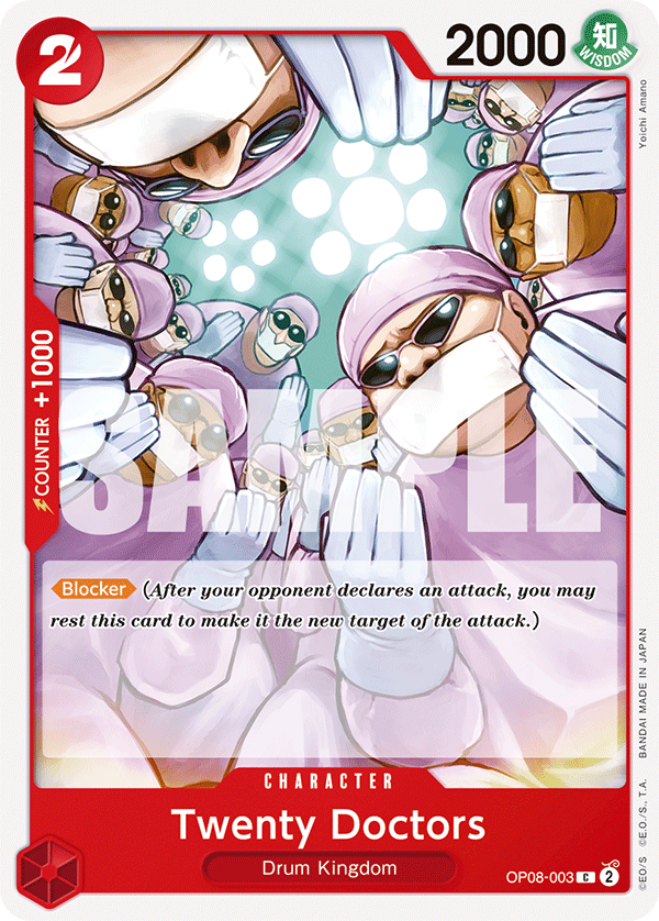 Twenty Doctors OP08-003 One Piece card