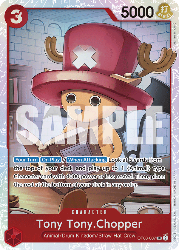 Tony Tony.Chopper (007) OP08-007 One Piece card