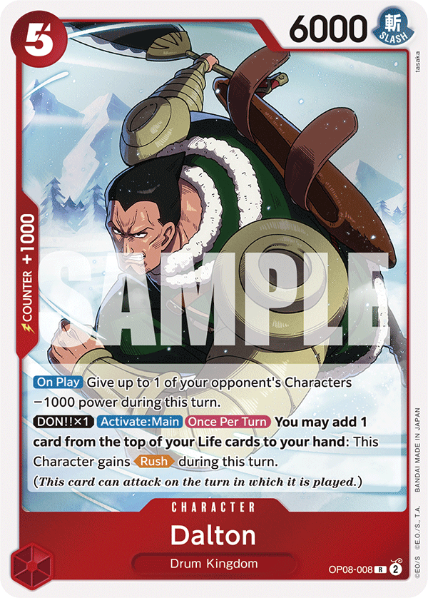 Dalton OP08-008 One Piece card