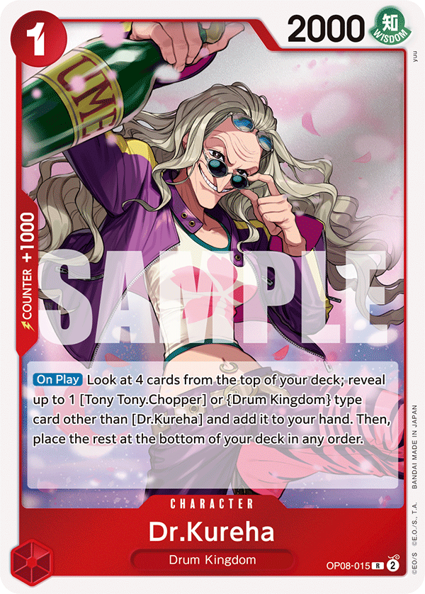 Dr.Kureha OP08-015 One Piece card