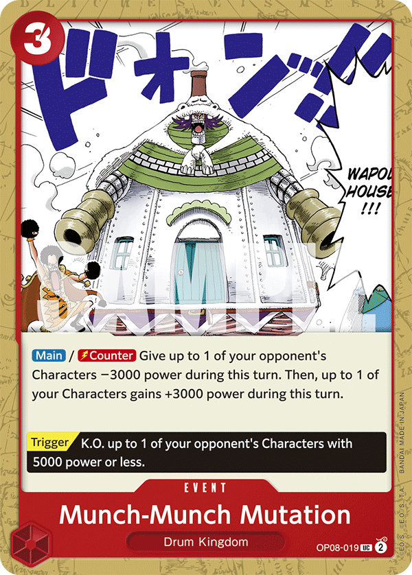 Munch-Munch Mutation OP08-019 One Piece card
