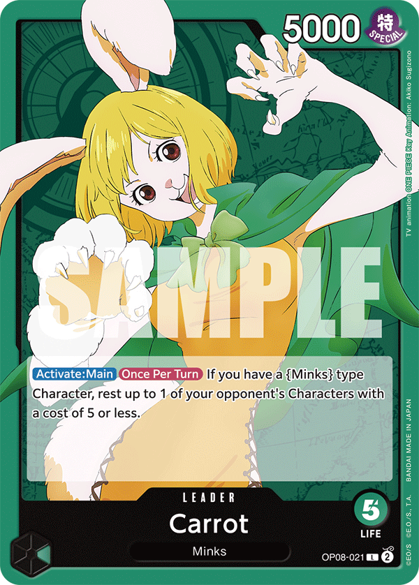 Carrot (021) OP08-021 One Piece card