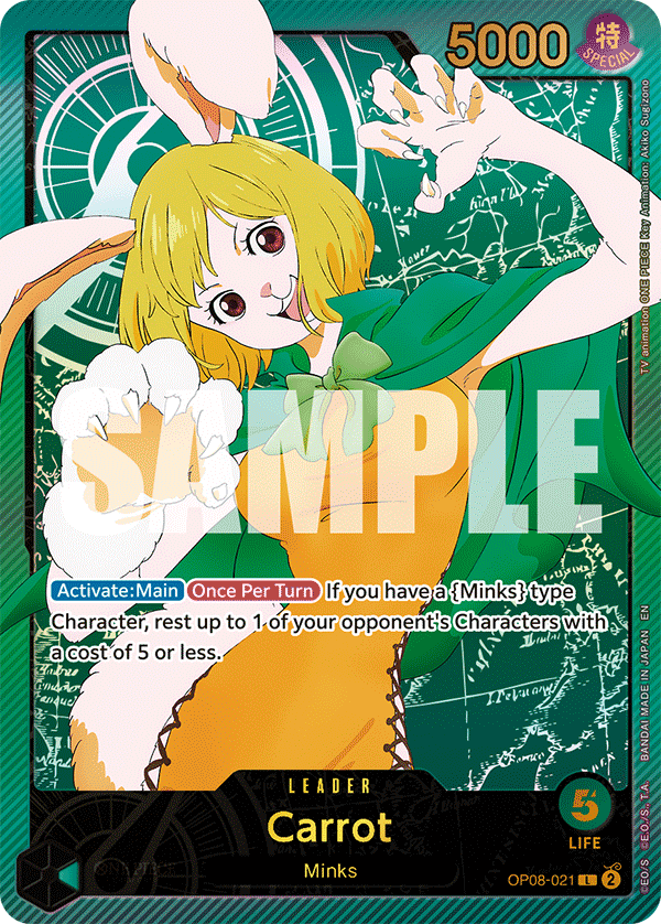 Carrot (SPR) OP08-021 One Piece card