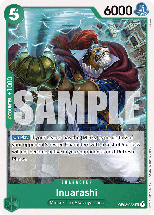 Inuarashi OP08-022 One Piece card