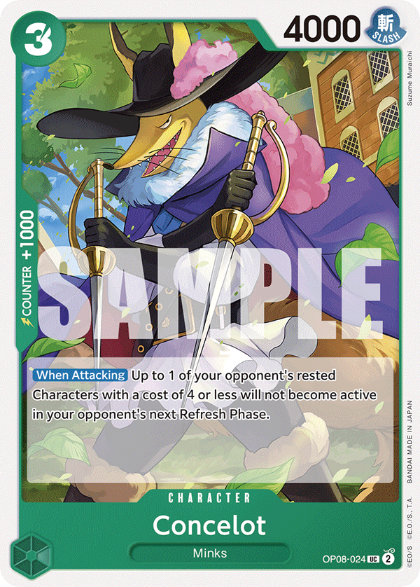 Concelot OP08-024 One Piece card