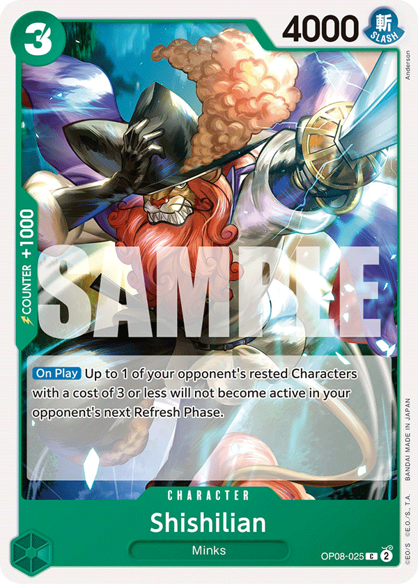 Shishilian OP08-025 One Piece card