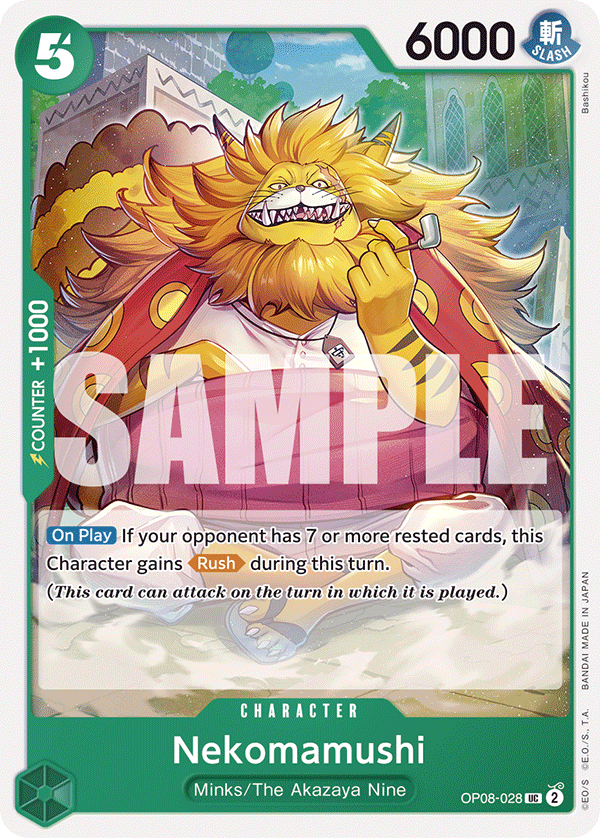Nekomamushi OP08-028 One Piece card